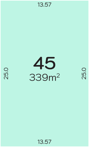 Site plan for Block 45 — Salt, O'Sullivan Beach